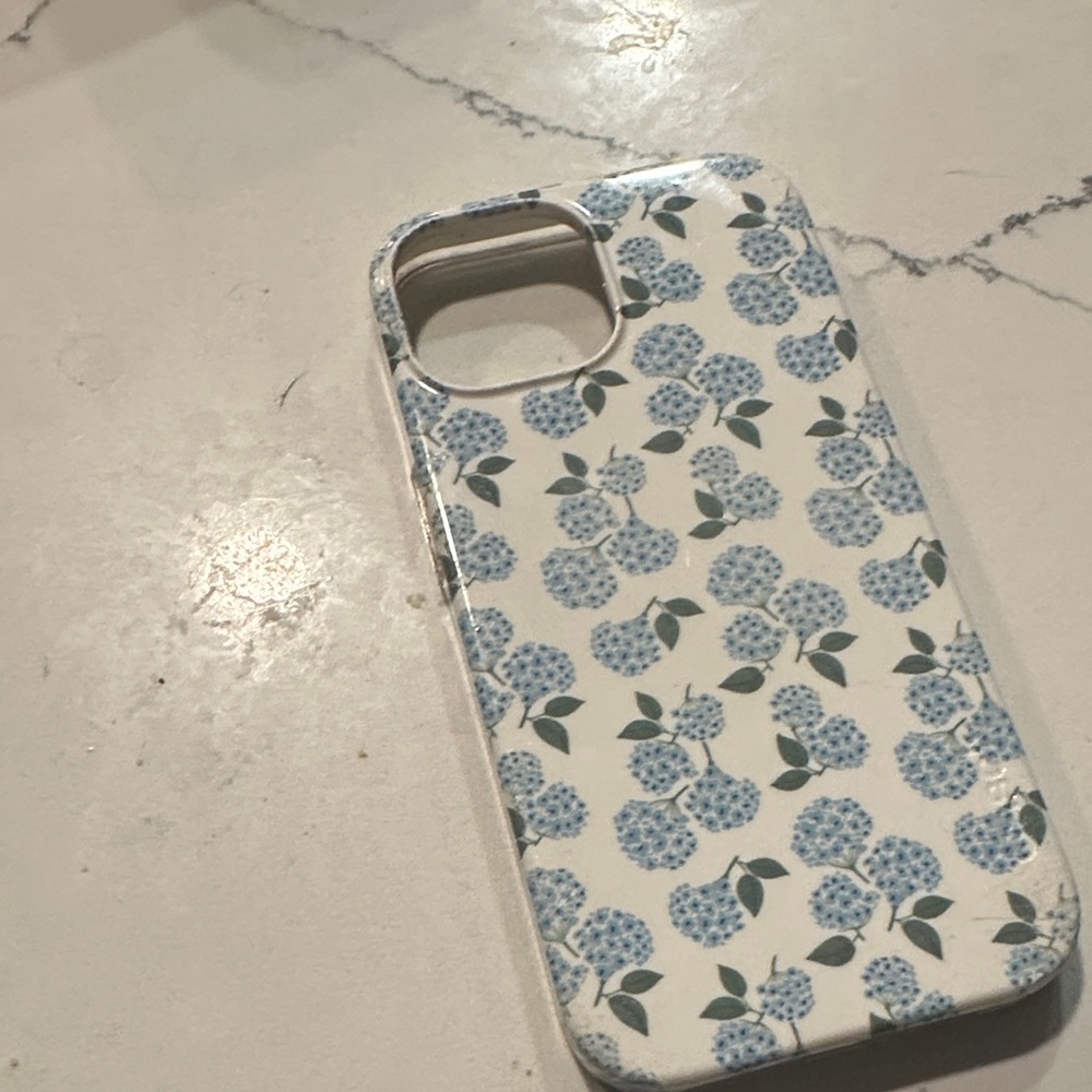 Casely floral Floral iPhone 14 Blue Hydrangea Phone Case Apple